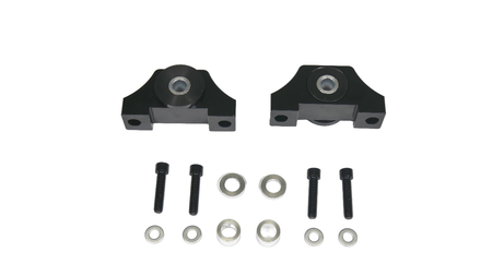 Precision Works Billet Engine Torque Mounts Black Edition - Honda B-Series B18 B20 B16.