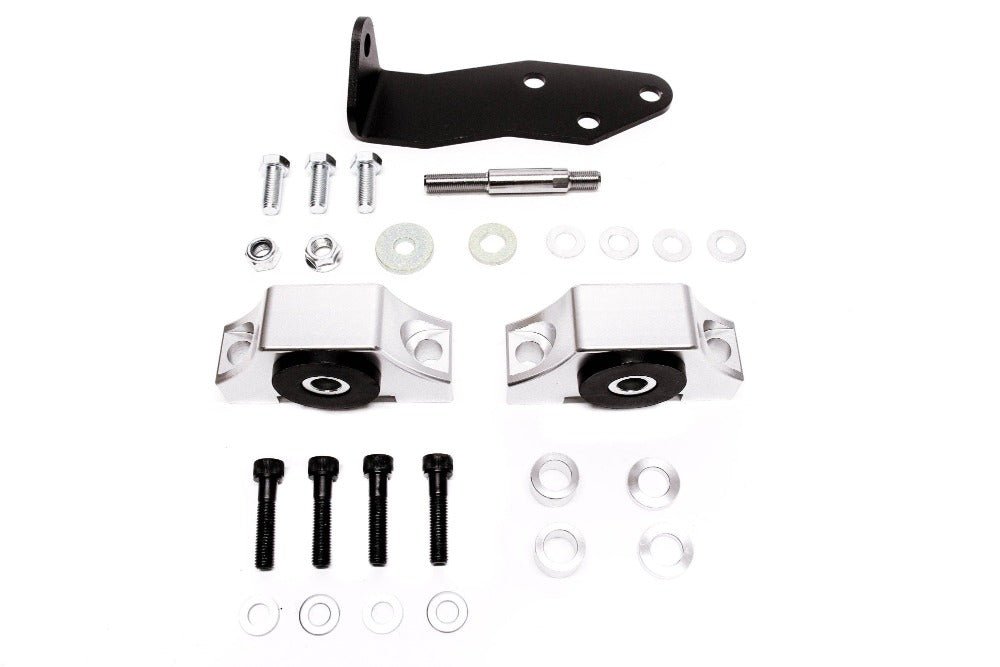 Precision Works Billet Engine Torque Mounts Black Edition - Honda B-Series B18 B20 B16.