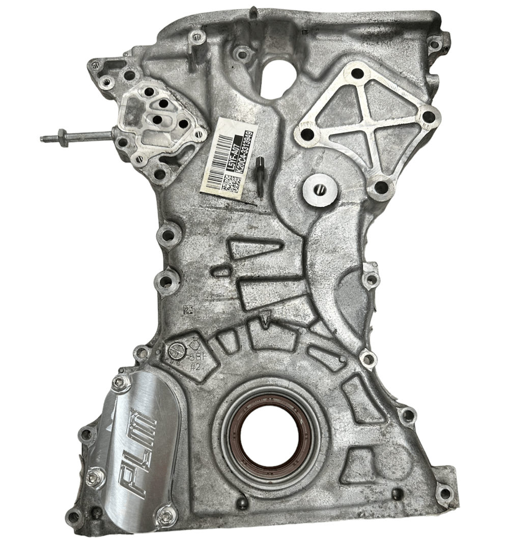 Precision Works Billet Timing Chain Tensioner Cover Plate K20C K20C1 K20C4.