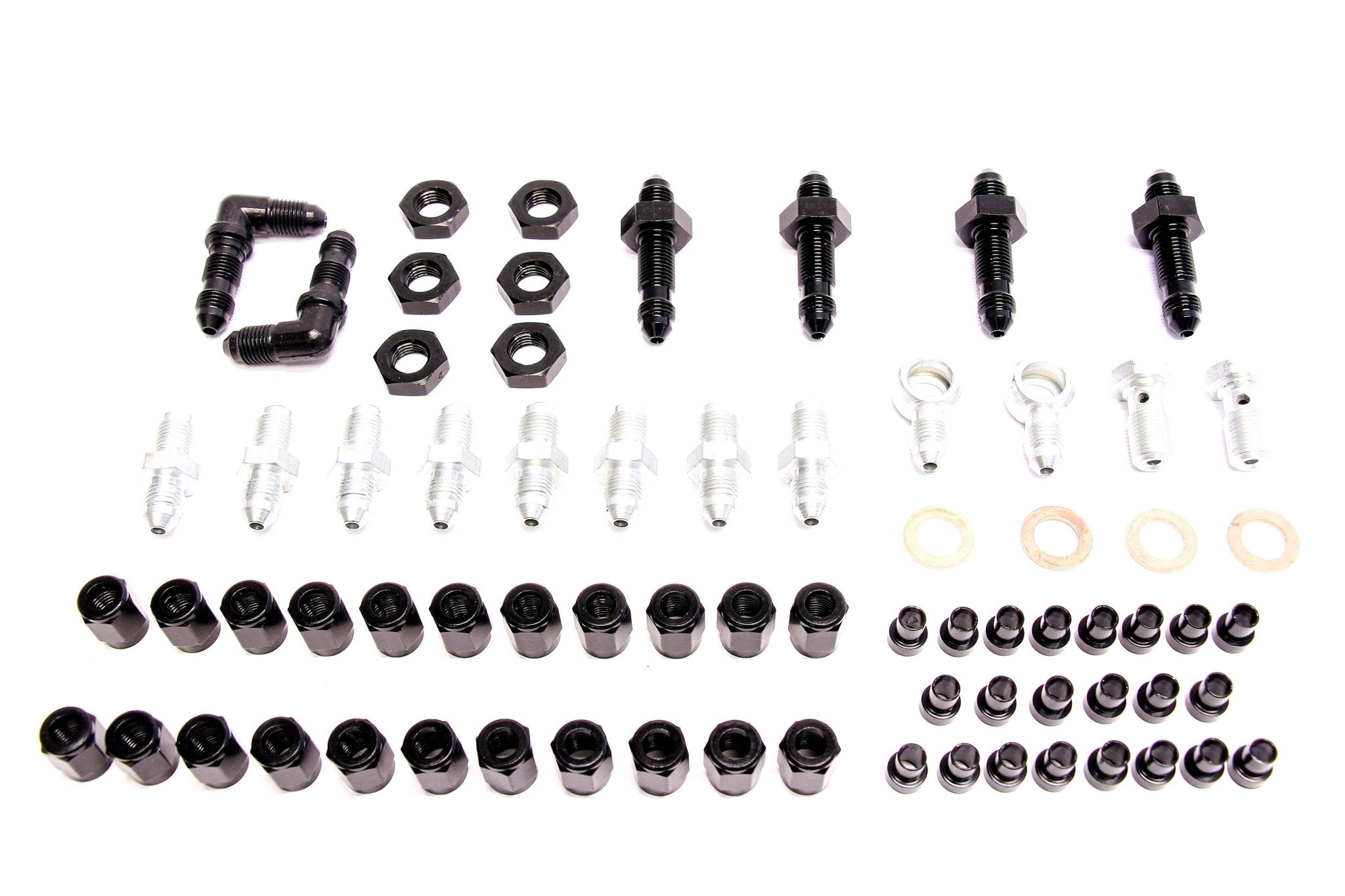 Precision Works Brake Line Tuck Kit Fittings Honda 88-00 Civic 90-01 Integra.
