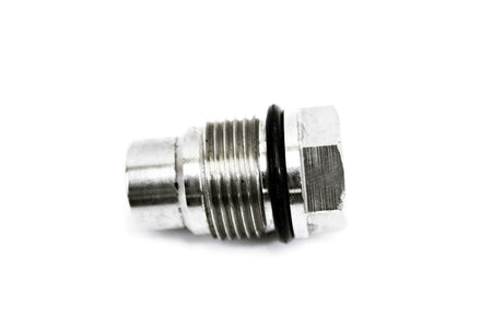 Precision Works Chevy Fuel Valve & Viton O-Ring Rail Relief Plug.