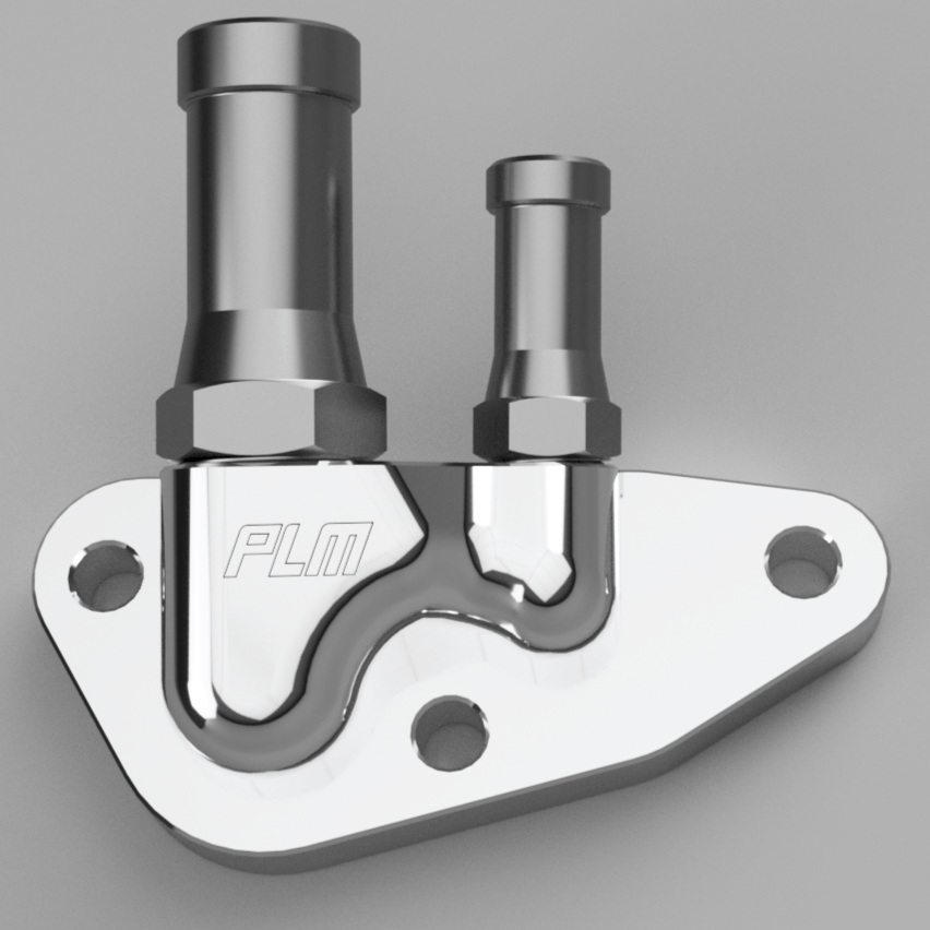Precision Works Coolant Breather Fitting Assembly 2015+ WRX FA20 DIT.