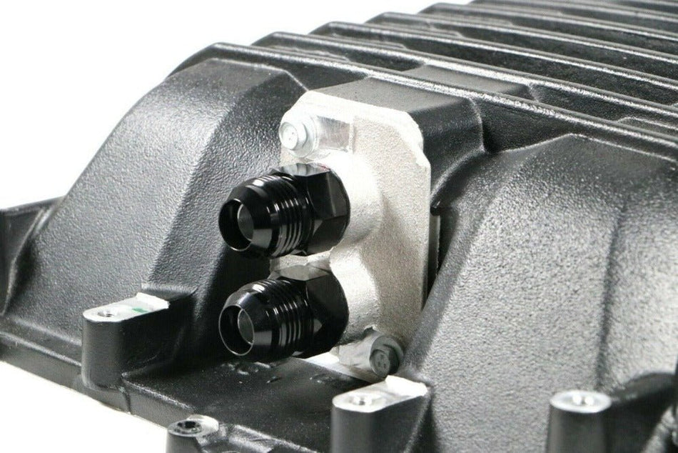 Precision Works CTS-V ZL1 6.2L LSA Supercharger Coolant Line -12AN Adapter Fittings.