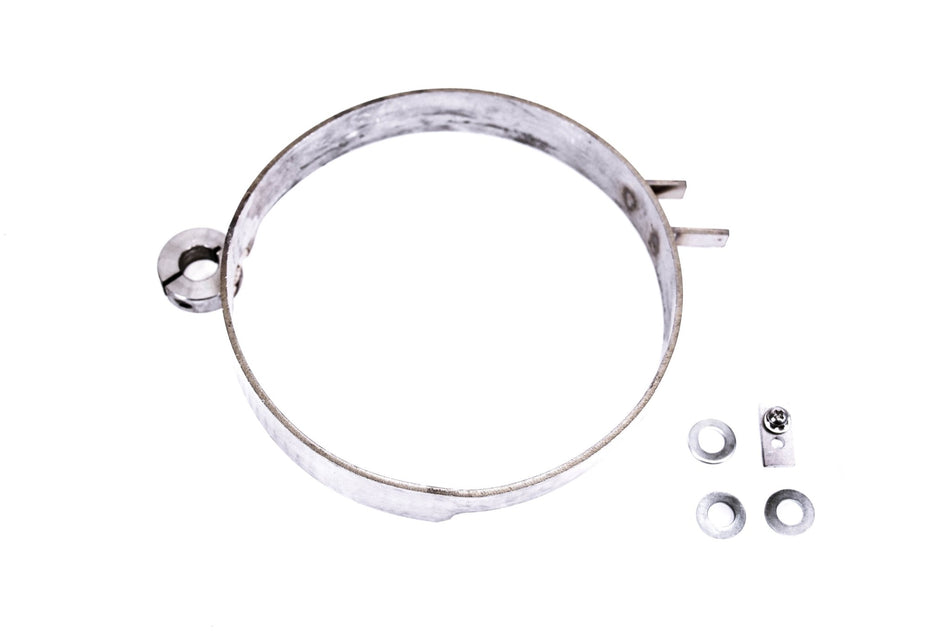 Precision Works E55 5.5 AMG M113K Supercharger Pulley Scatter Shield.