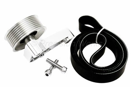 Precision Works K-Series Adjustable Pulley with Belt - Honda Civic EP3.