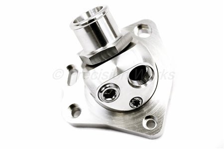 Precision Works K-Series Swivel Neck Thermostat Housing.
