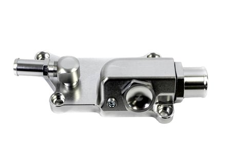 Precision Works K Series Upper Coolant Housing - Straight Inlet Hose Fitting For K20Z3 K24.