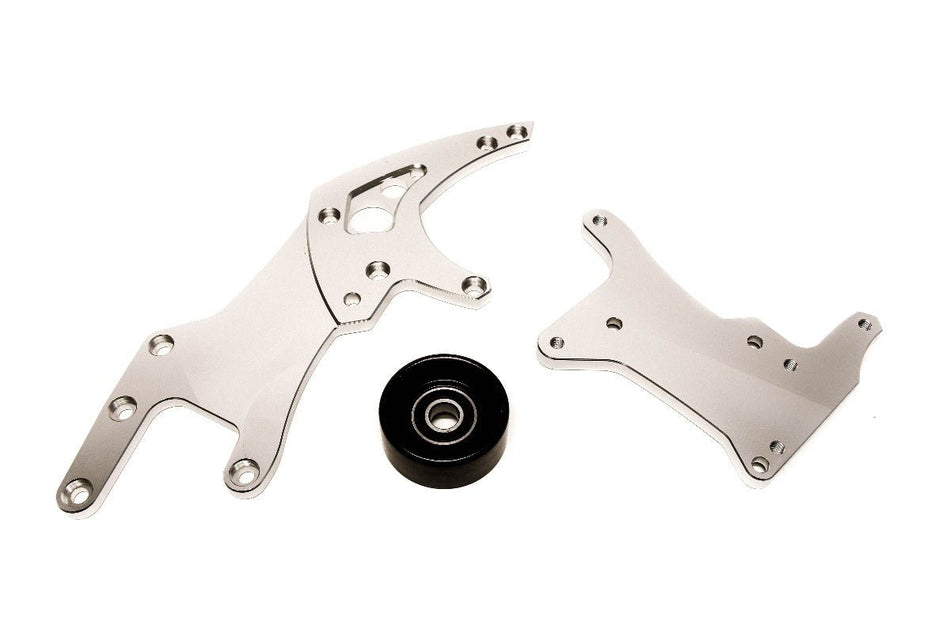 Precision Works LS Power Steering & Alternator Bracket High Mount LSX LS1 LS2 LS3.