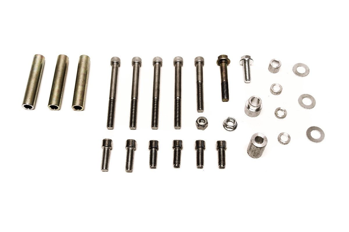 Precision Works LS Power Steering & Alternator Bracket High Mount LSX LS1 LS2 LS3.