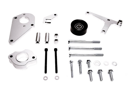 Precision Works LS Power Steering & Alternator Bracket Low Mount LSX LS1 LS2 LS3.