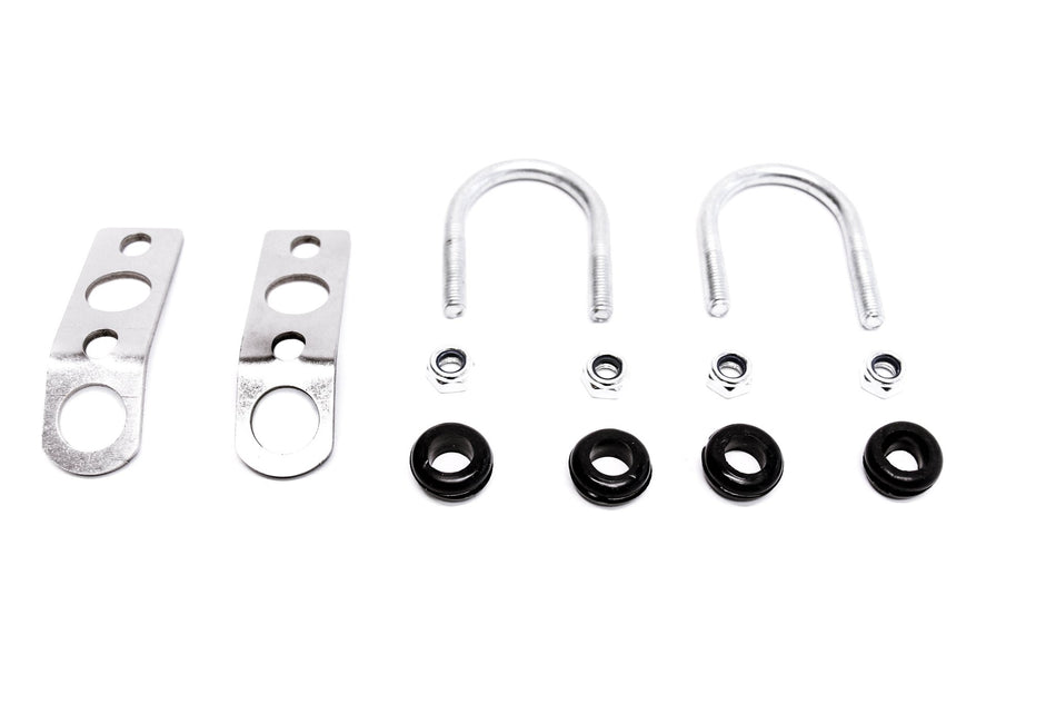Precision Works Radiator Brackets For Traction Bars.