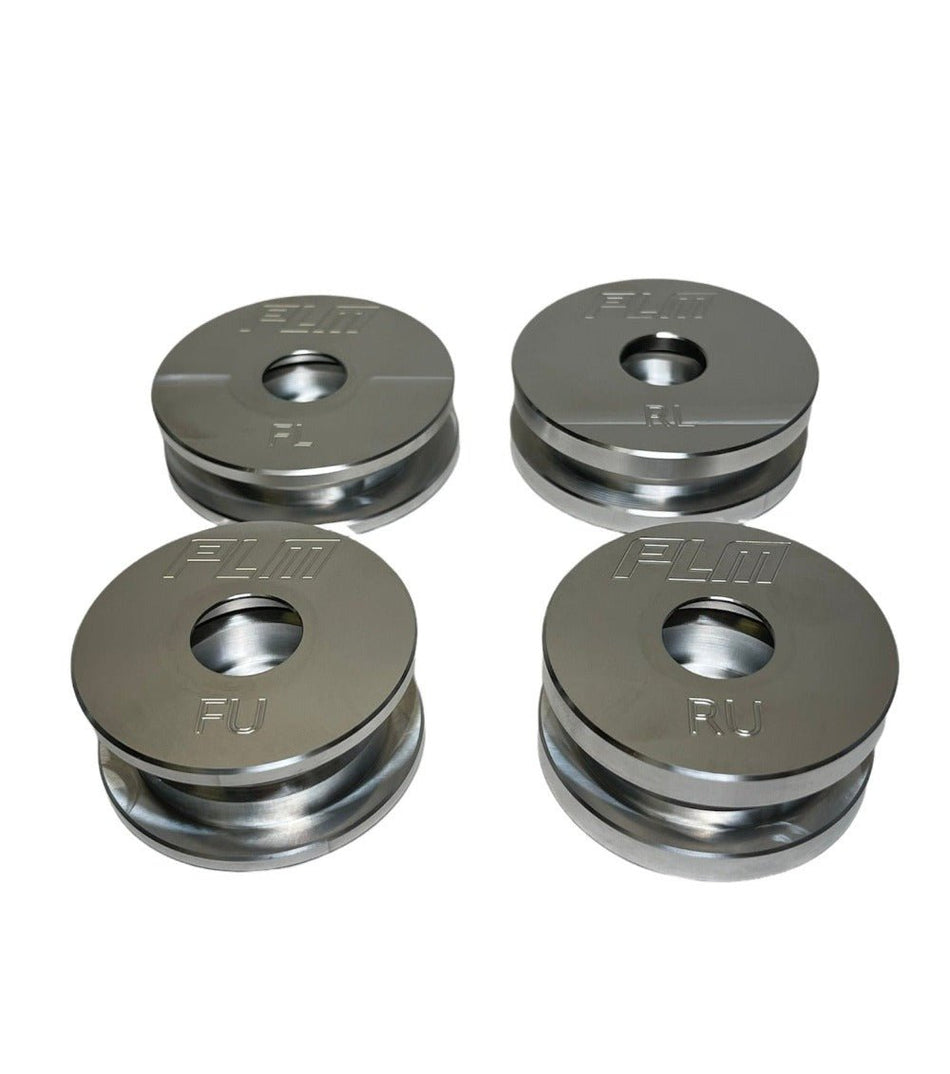 Precision Works Rear Subframe Bushing Inserts - Tesla Model 3.