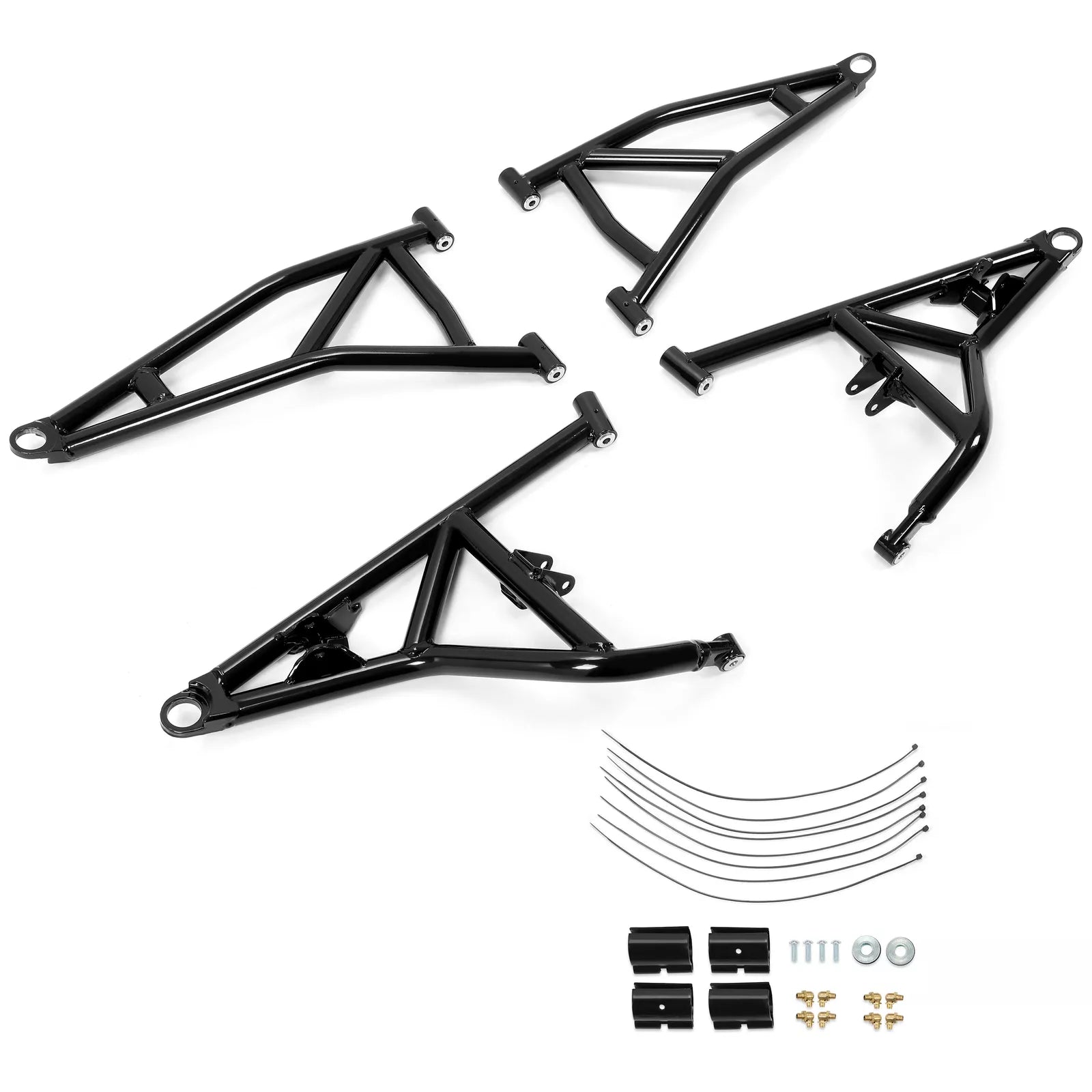 Precision Works RZR XP Turbo POLARIS RZR XP 1000 HIGH CLEARANCE 1.5” FORWARD OFFSET A-ARMS.