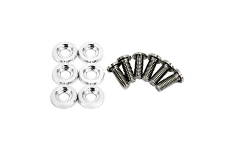 Precision Works Silver Aluminum Fender Bumper Engine Bay Dress Up Kit.