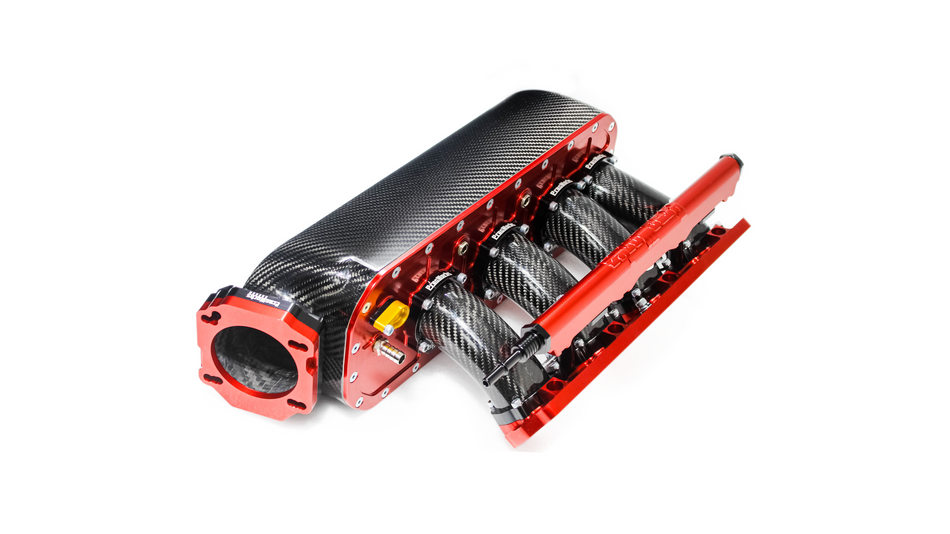 PracWorks Honda K-series Lowered Intake Manifold 20° Plenum (Polished)