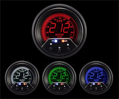 Prosport 52mm Premium Evo Series Electrical Water Temperature Gauge (216EVOWT-PK-R.F).