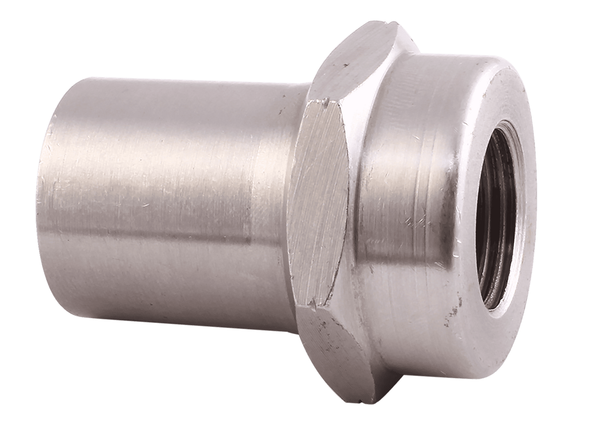 QA1 3/4” OD / LH 3/8-24 Thread / .058 Wall Hex Tube Adapter (1845-101).