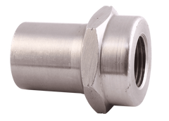 QA1 3/4” OD / LH 3/8-24 Thread / .058 Wall Hex Tube Adapter (1845-101).