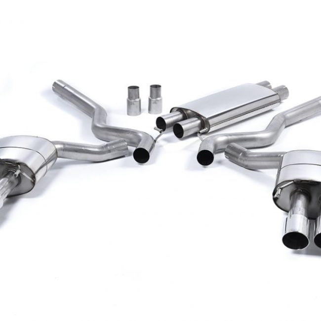 Milltek Catback Exhaust System for S550 Ford Mustang GT (pre-facelift / Roush valance)