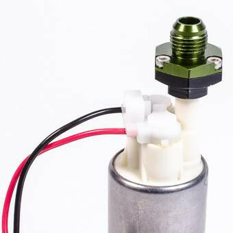 Radium Fuel Pump Outlet Adapters (20-0298/20-0599).