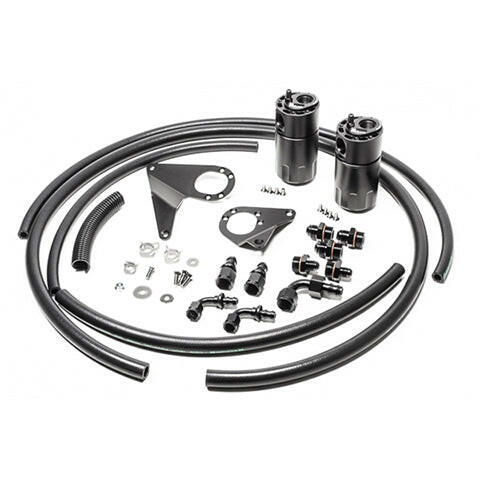Radium Engineering Fluid Lock Catch Can Kit | 2008-2015 Mitsubishi Evolution X (20-0105FL).