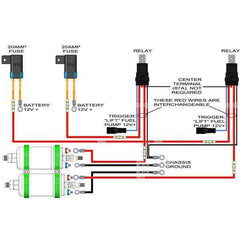 Radium DIY Fuel Pump Wiring Kit (17-0031).
