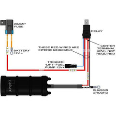 Radium DIY Fuel Pump Wiring Kit (17-0031).