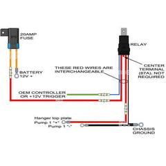 Radium DIY Fuel Pump Wiring Kit (17-0031).
