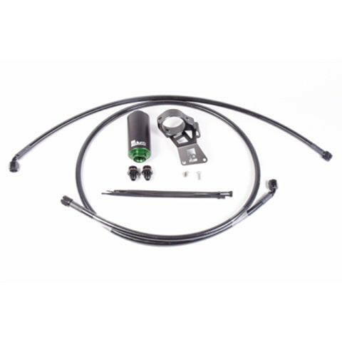 Radium Fuel Feel Line Kit with Microglass Fuel Filter | 2008-2015 Mitsubishi Evo X (20-0946-05).