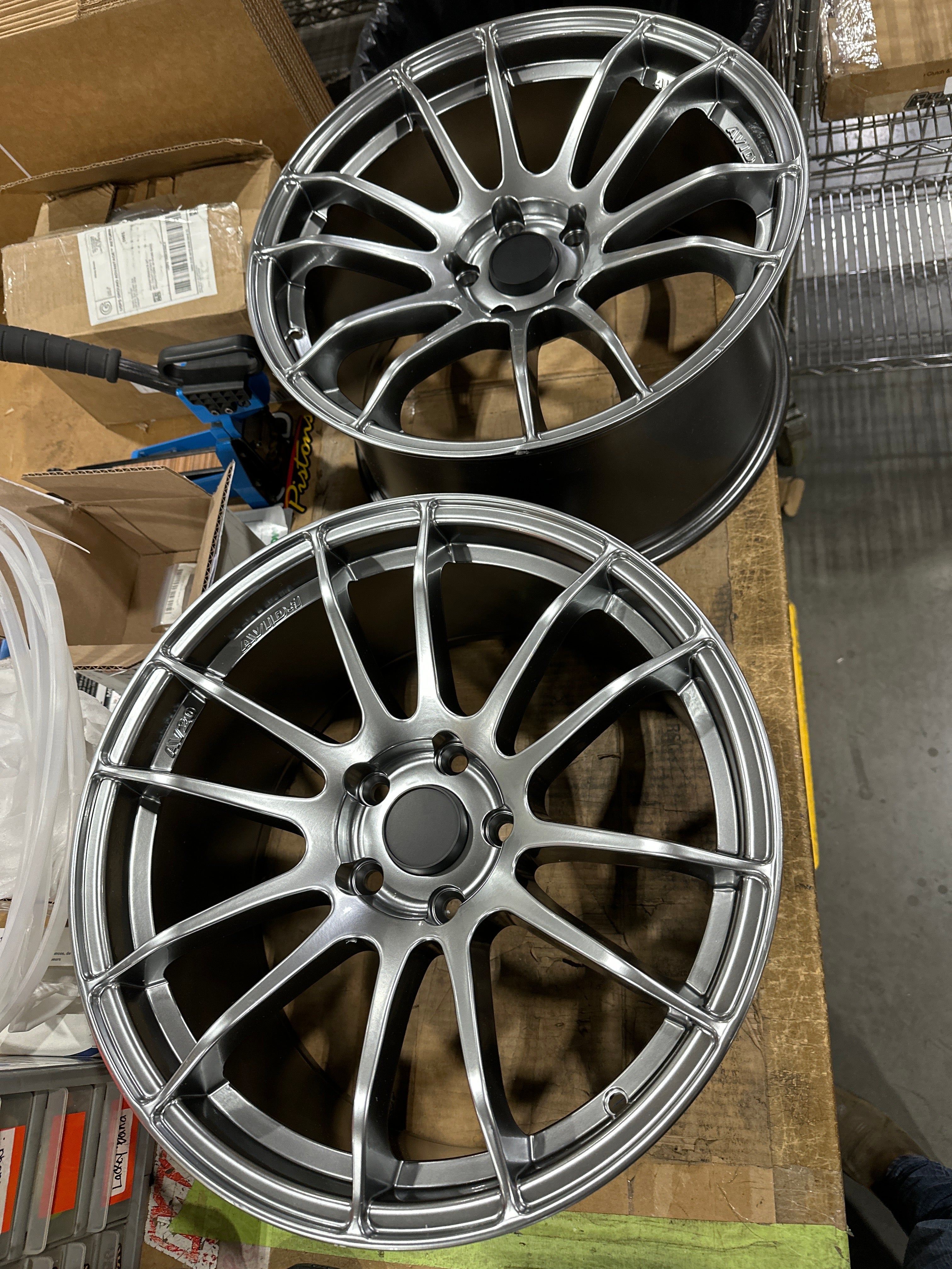 AVID1 AV20 5x114.3 Bolt 73.1 Hub 18” Size Wheels in Hyperblack - Return