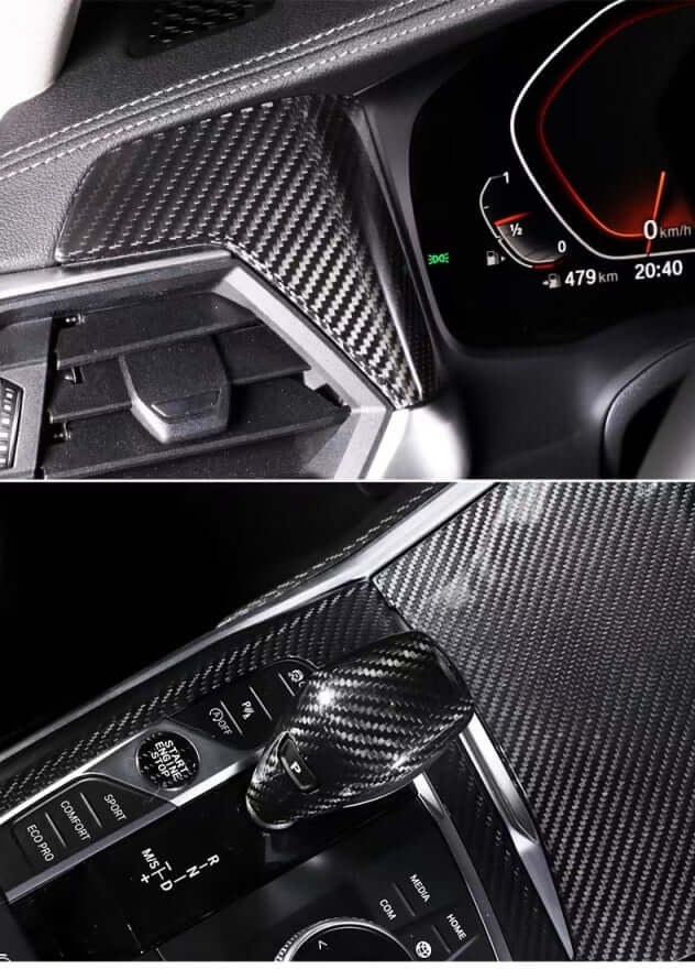 Dry Carbon Fiber Interior Trim Complete Set Panels For BMW G20/G21 3 Series / G22 G23 G26 2020+.