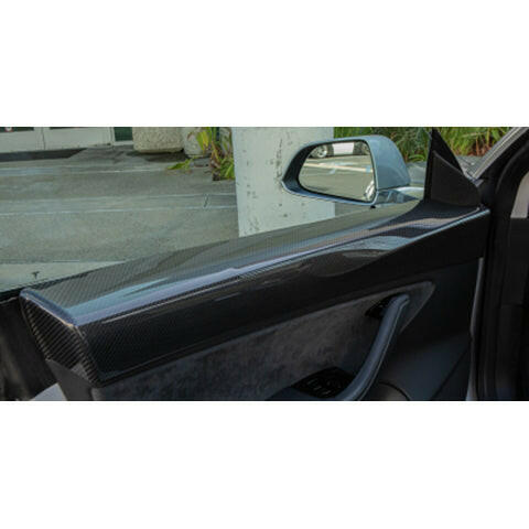 Revel GT Dry Carbon Door Trim | 2017-2022 Tesla Model 3 (1TR4GT1AX03).