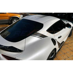 Rexpeed Carbon Fiber C-Pillar Decal | 2020-2021 Toyota Supra (TS51/M).