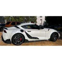 Rexpeed Carbon Fiber C-Pillar Decal | 2020-2021 Toyota Supra (TS51/M).
