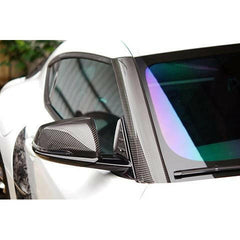 Rexpeed Carbon Fiber Exterior A-Pillar Cover | 2020-2021 Toyota Supra (TS31/M).