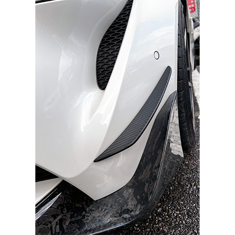 Rexpeed V2 Carbon Fiber Front Canards | 2020-2021 Toyota Supra (TS54X).