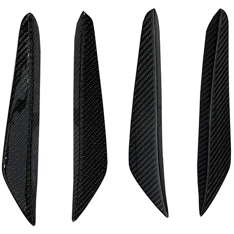 Rexpeed V2 Carbon Fiber Front Canards | 2020-2021 Toyota Supra (TS54X).