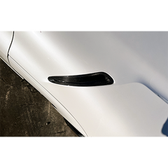 Rexpeed Dry Carbon Fiber Hood Vent Covers | 2020-2021 Toyota Supra (TS57/M).