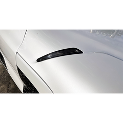 Rexpeed Dry Carbon Fiber Hood Vent Covers | 2020-2021 Toyota Supra (TS57/M).