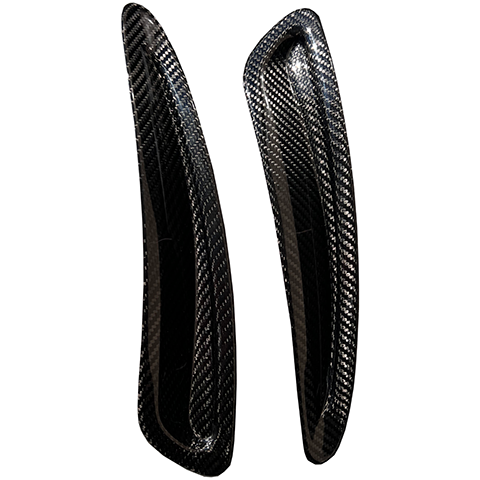 Rexpeed Dry Carbon Fiber Hood Vent Covers | 2020-2021 Toyota Supra (TS57/M).