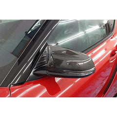 Rexpeed Carbon Fiber Mirror Cap Replacements | 2020 Toyota Supra (TS37/M).