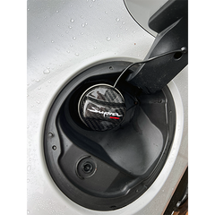 Rexpeed Dry Carbon Competition Gas Cap Cover | 2020-2021 Toyota Supra (TS69).