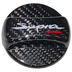 Rexpeed Dry Carbon Competition Gas Cap Cover | 2020-2021 Toyota Supra (TS69).