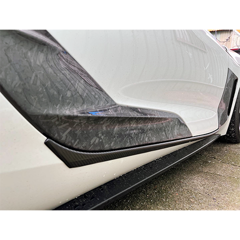 Rexpeed Carbon Fiber Door Sill Plates | 2020-2022 Toyota Supra (TS75).