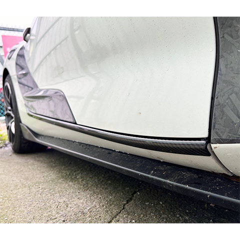 Rexpeed Carbon Fiber Door Sill Plates | 2020-2022 Toyota Supra (TS75).