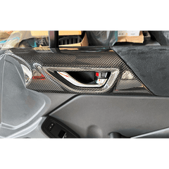 Rexpeed Dry Carbon Door Trim Cover Set | 2022-2023 Subaru BRZ/Toyota GR86 (FR122).
