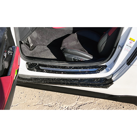 Rexpeed Forged Carbon Door Sill Plates | 2020-2023 Toyota GR Supra (TS75FC).