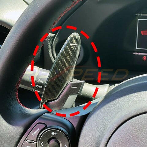 Rexpeed Carbon Fiber Shift Paddle Extensions | 2022 Subaru BRZ/Toyota GR86 (FR59).