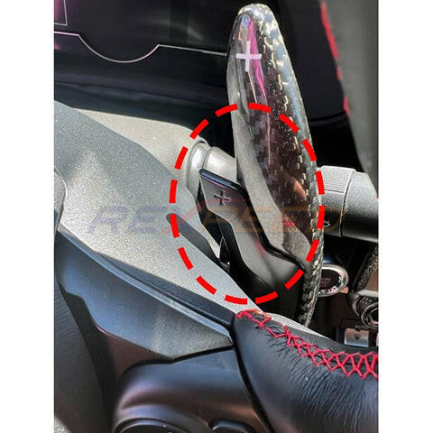 Rexpeed Carbon Fiber Shift Paddle Extensions | 2022 Subaru BRZ/Toyota GR86 (FR59).