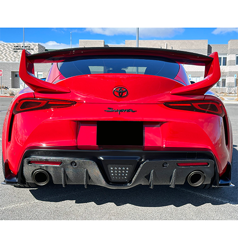 Rexpeed V3 Carbon Fiber Rear Diffuser | 2022-2023 Toyota GR Supra (TS26).